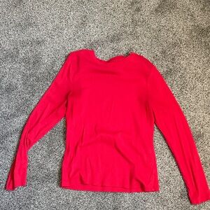 a new day Vibrant Red Long Sleeve Top